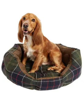 Barbour 30in Luxury Dog Bed - Tartan