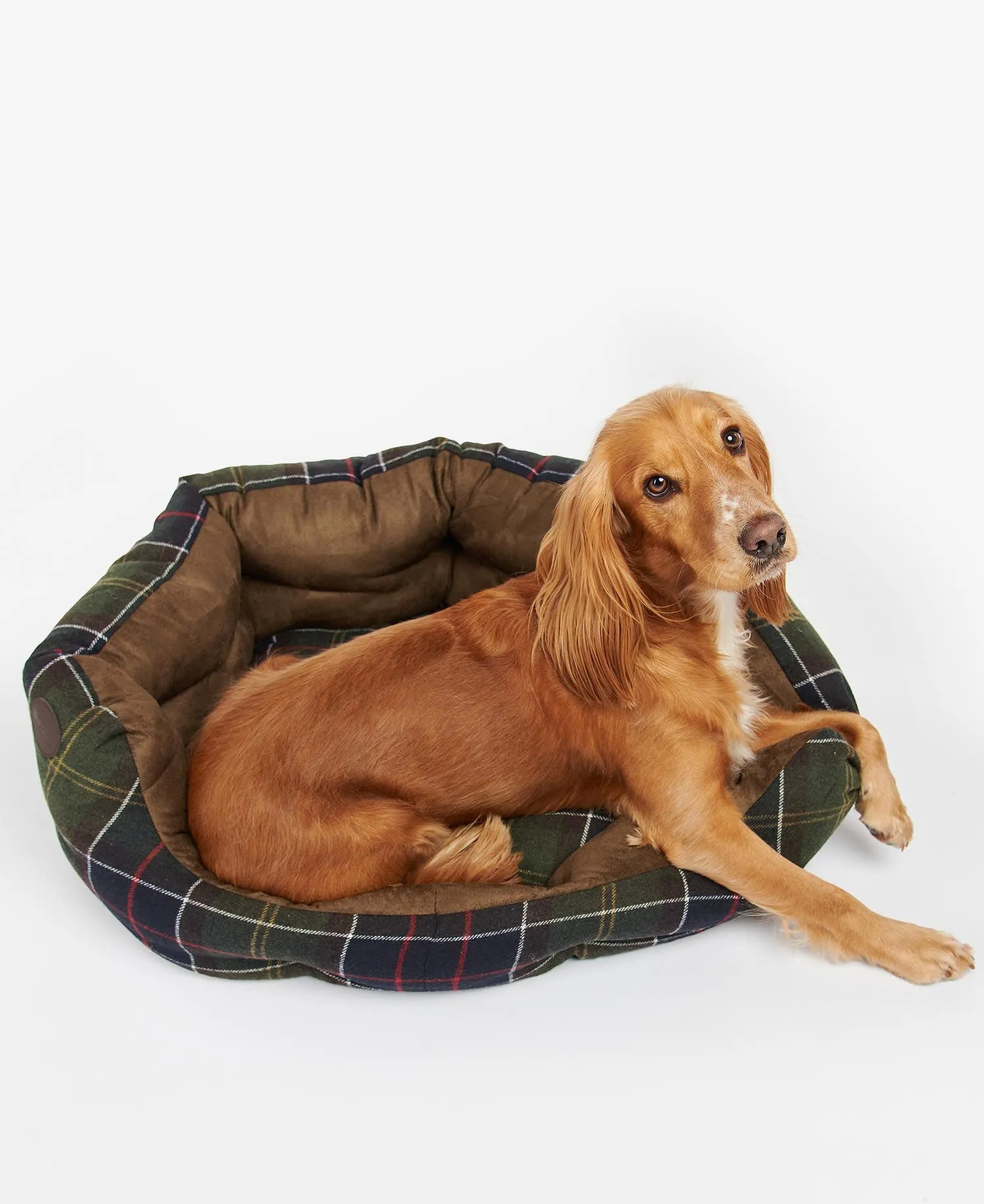 Barbour 30in Luxury Dog Bed - Tartan