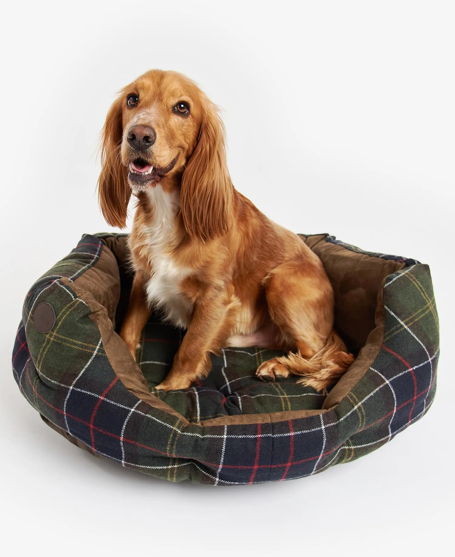 Barbour 30in Luxury Dog Bed - Tartan