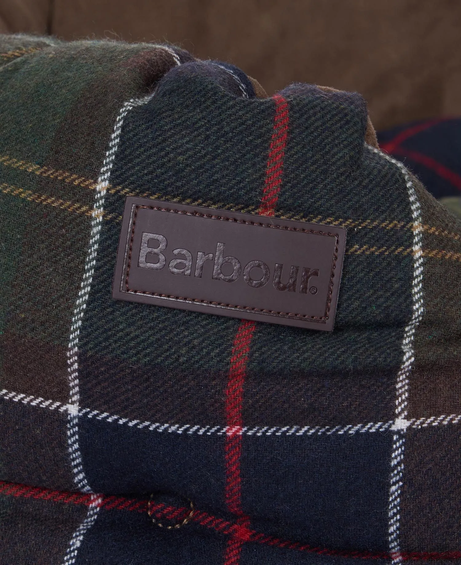 Barbour 30in Luxury Dog Bed - Tartan