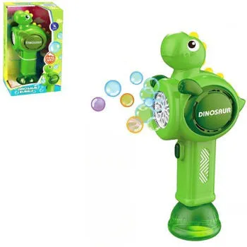 Battery Operated Dinosaur Colorful Bubble Wand