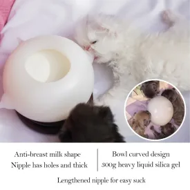 Best Dog Bubble Milk Bowl Station Feeders Flow Out Slowly Evenly Drinking