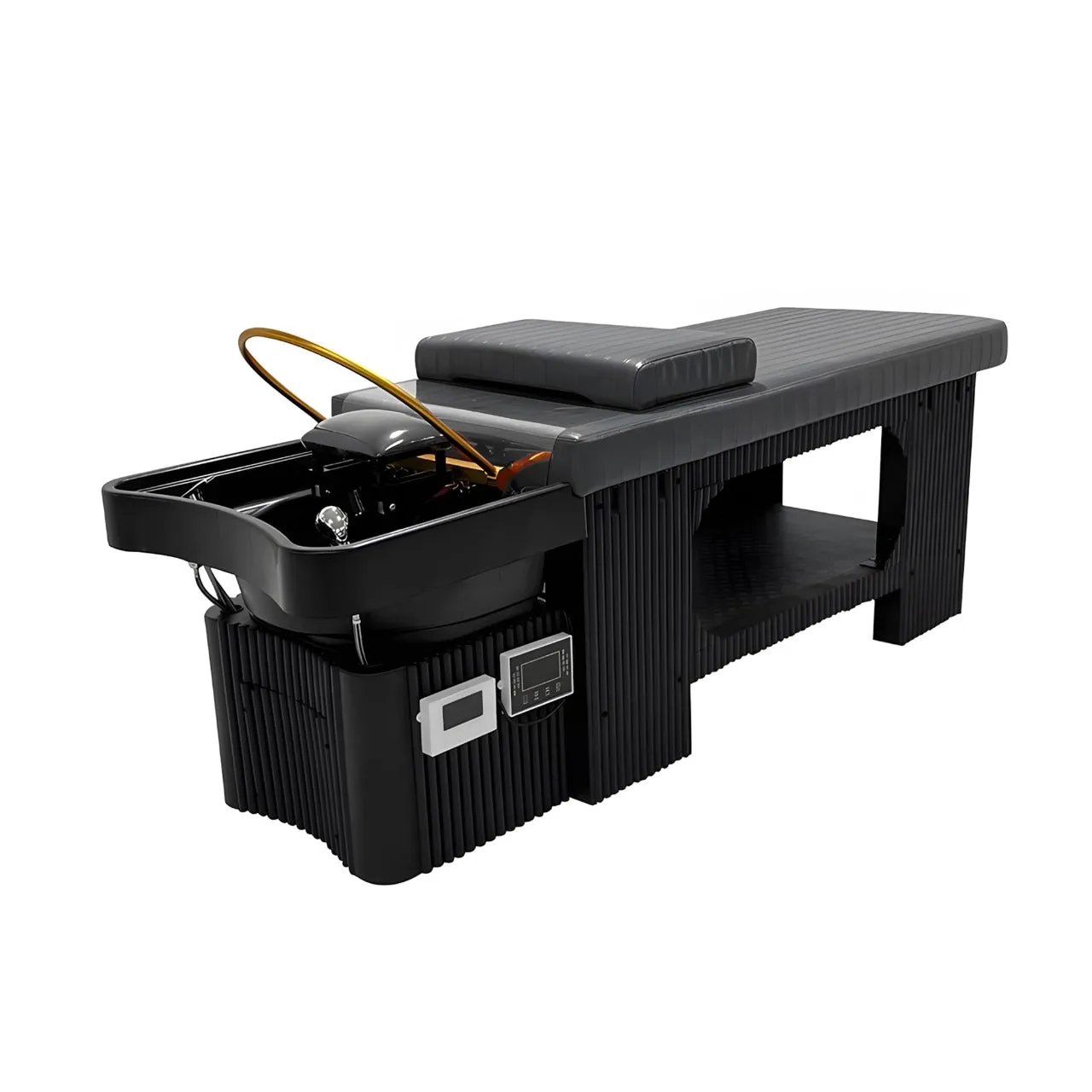 Black Electric Shampoo Hair Washing Chair Japanese Massage Bed