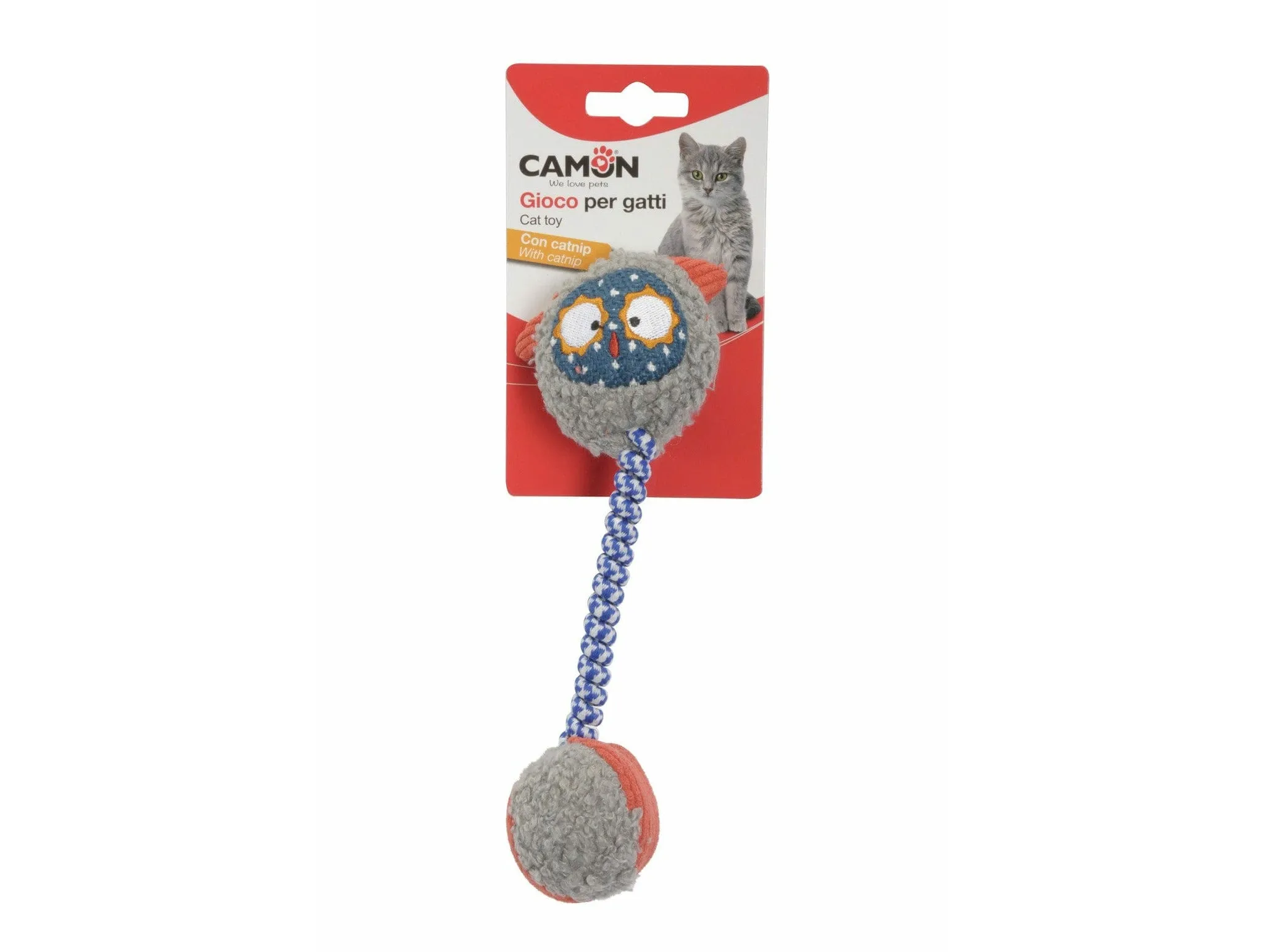 Cat Toy - Cat With Spring
