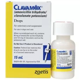 Clavamox Oral Suspension for Dogs & Cats