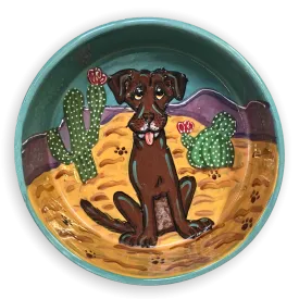 Desert Dry Labrador Water Bowl