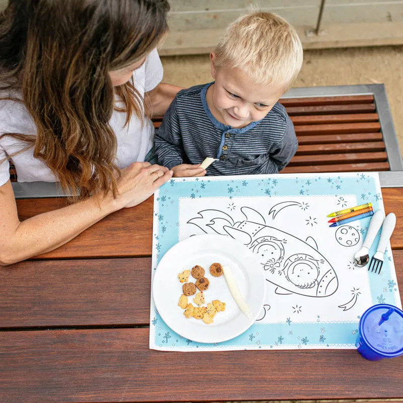 Healthy Habits Disposable ColorMe Placemats, 24 Pack