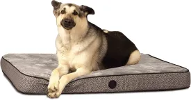 K&H Pet Products Superior Orthopedic Pet Bed Paw/Bone Print Gray Paw Bone Print Large 40 X 50 Inches