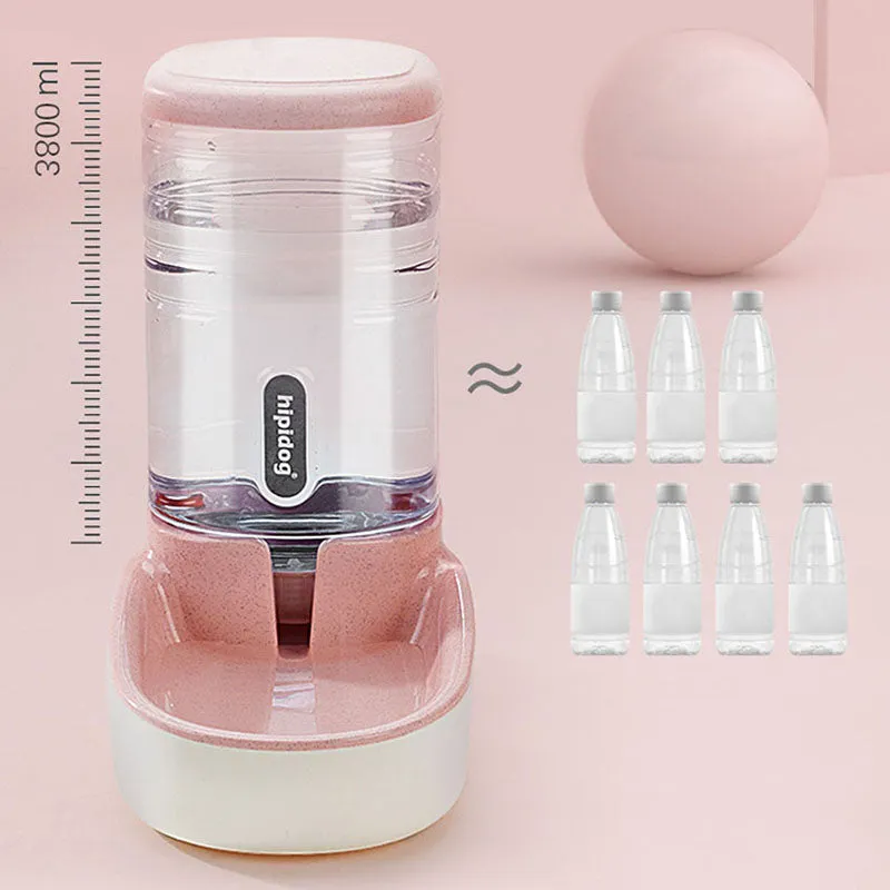 Large container pet feeding drinking fountain
