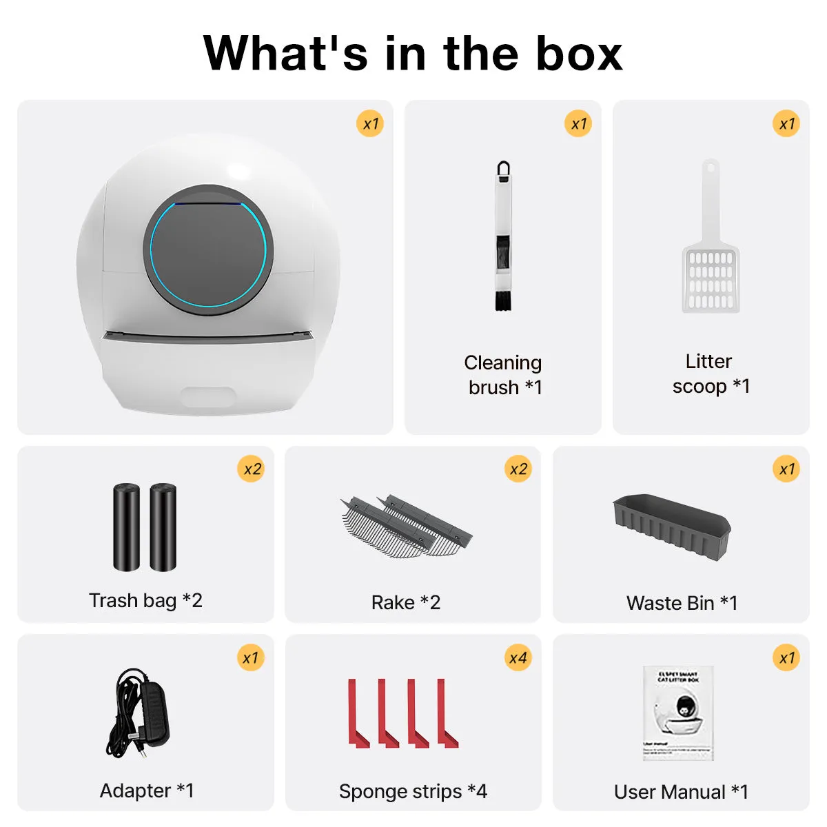【🔥Low Price Ever】Els Pet Spaceship 1 Automatic Litter Box