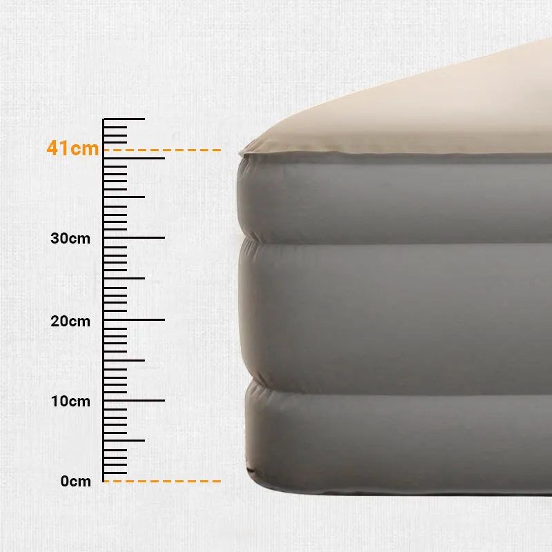 MKCAMP Family Camping Single Comfort InflatableDouble Layer Air Mattress Cloud Bed
