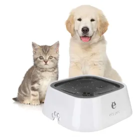No Splash Pet Floating Water Bowl Cat Dog Bowl