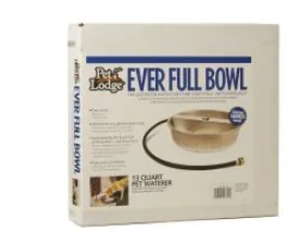 Pet Lodge 13 Quart Galvanized Ever Full Pet Bowl