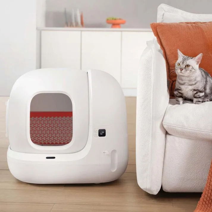 PETKIT Xiaopei Smart Cat Toilet MAX Fully Automatic Cat Litter Box Extra Large Cat Supplies Anti-Splash Electric Fully Enclosed Cat Litter Box with One-Year Warranty Package Delivered to Home [North American Version]