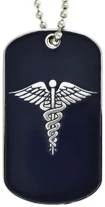 PinMart's Medical Alert ID Dog Tag Personalized Engraved