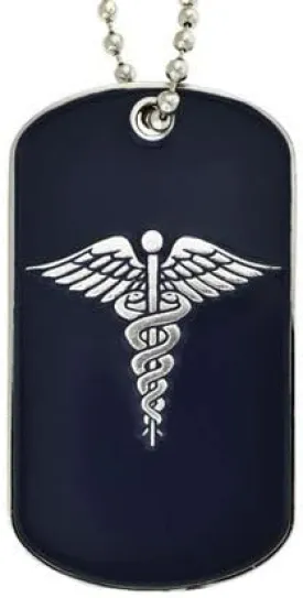 PinMart's Medical Alert ID Dog Tag Personalized Engraved