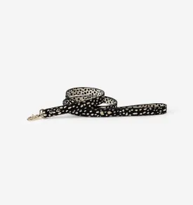 Polka Dot Leather Standard Dog Lead
