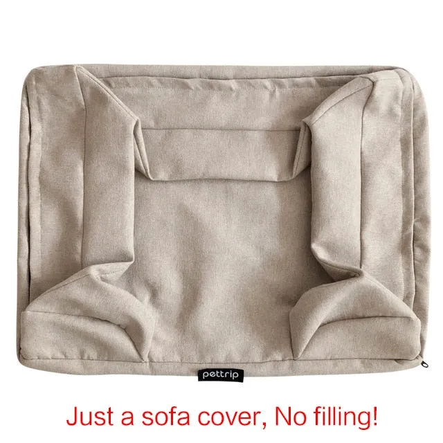 Rectangle Pet Sofa Bed with Pillow