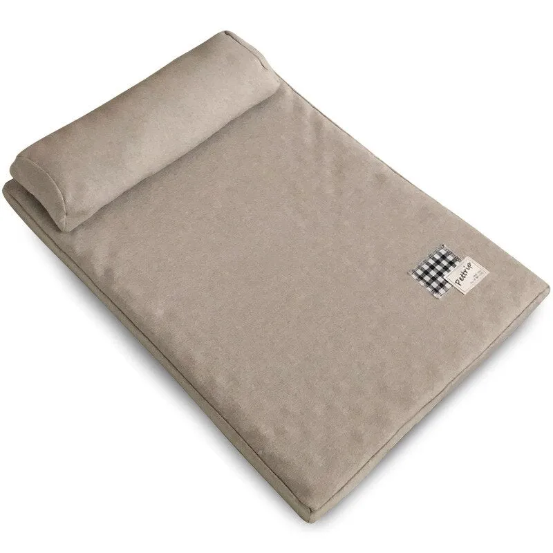 Rectangle Pet Sofa Bed with Pillow