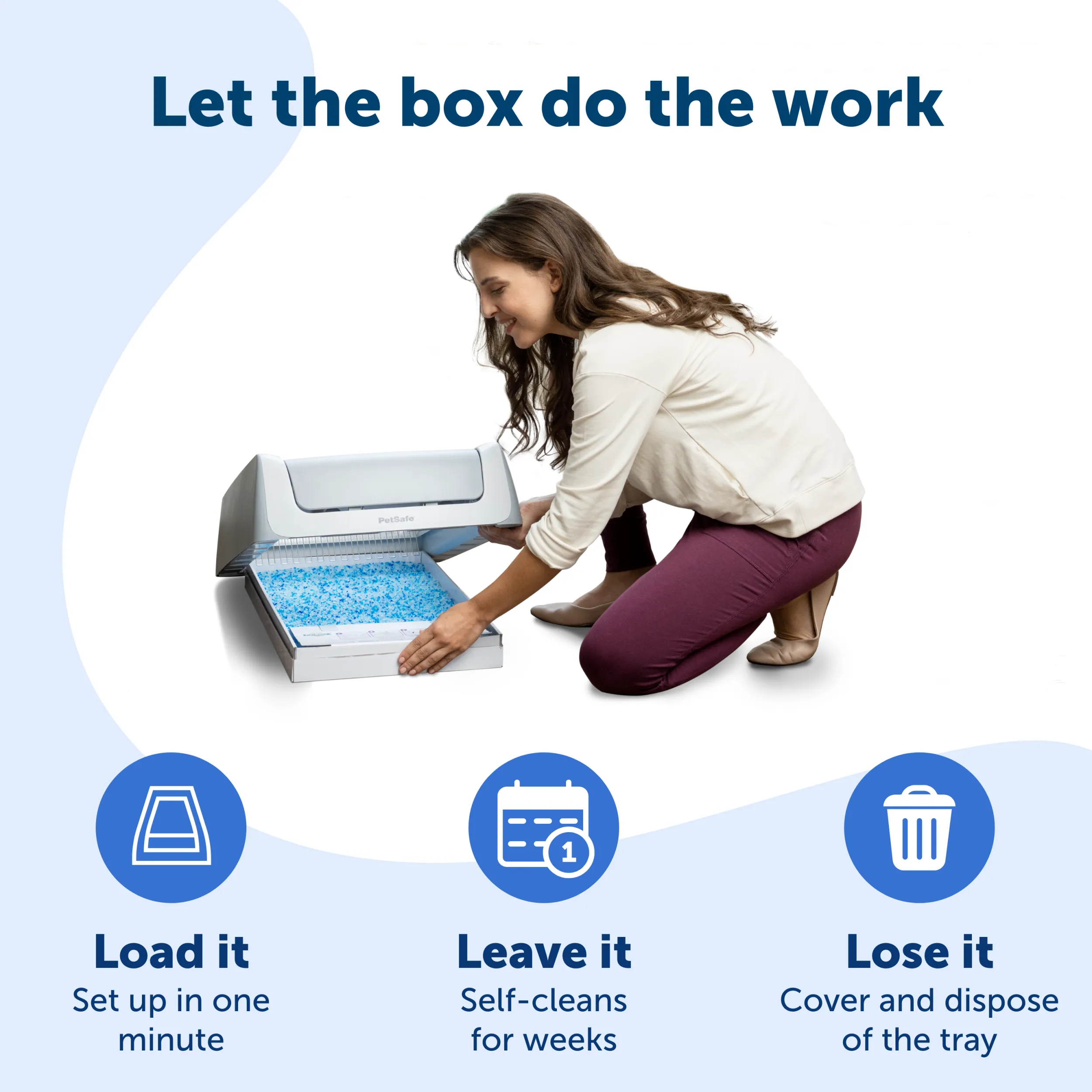 ScoopFree® Crystal Pro Top Entry Self-Cleaning Litter Box