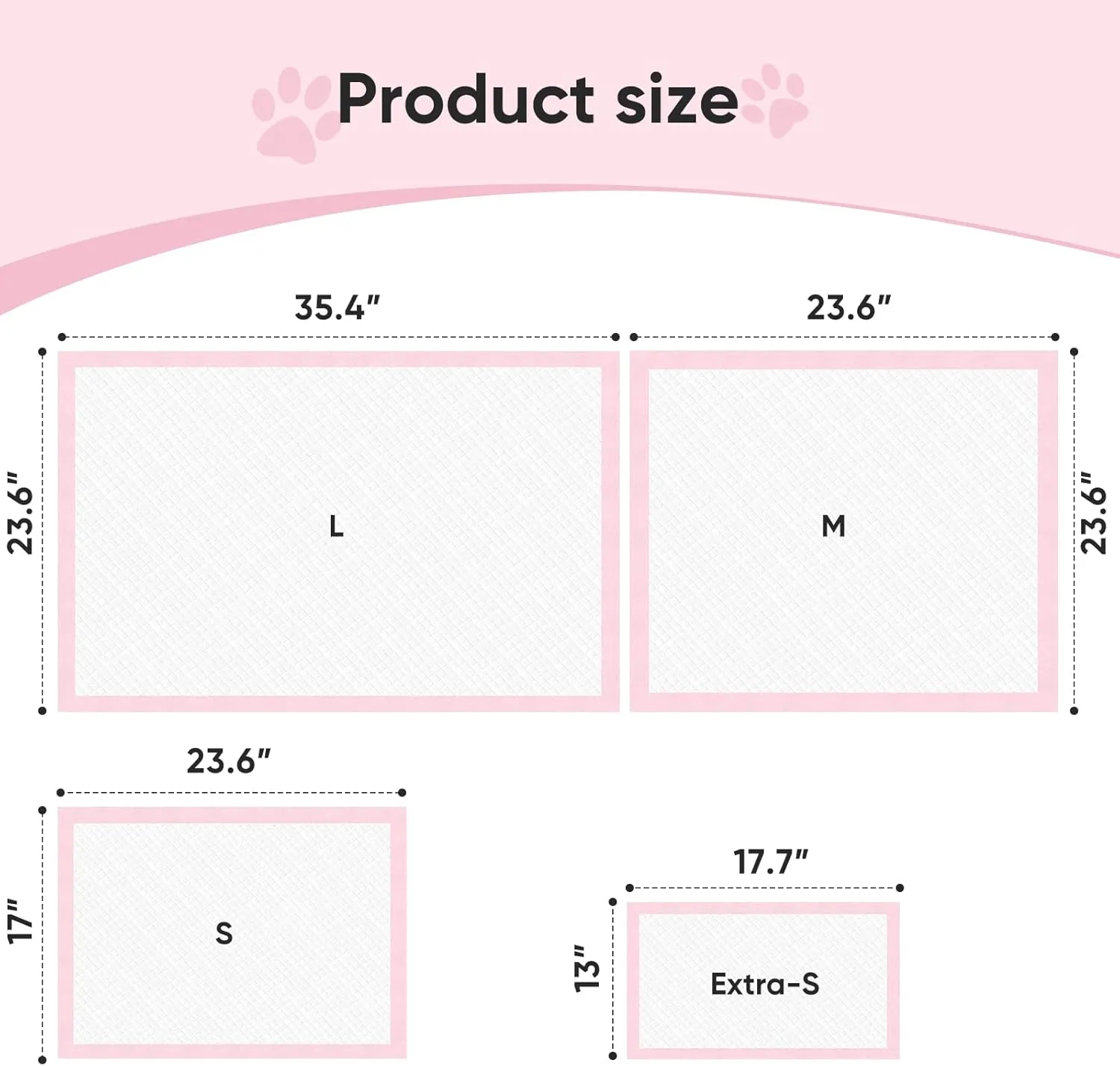Super-Absorbent Leak-Proof Dog and Puppy Pet Training Pad, Housebreaking Puppy Pads Disposable (24 X 35.5-Large 25PCS)