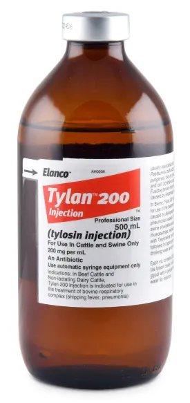 Tylan 200 Injection, 500 mL